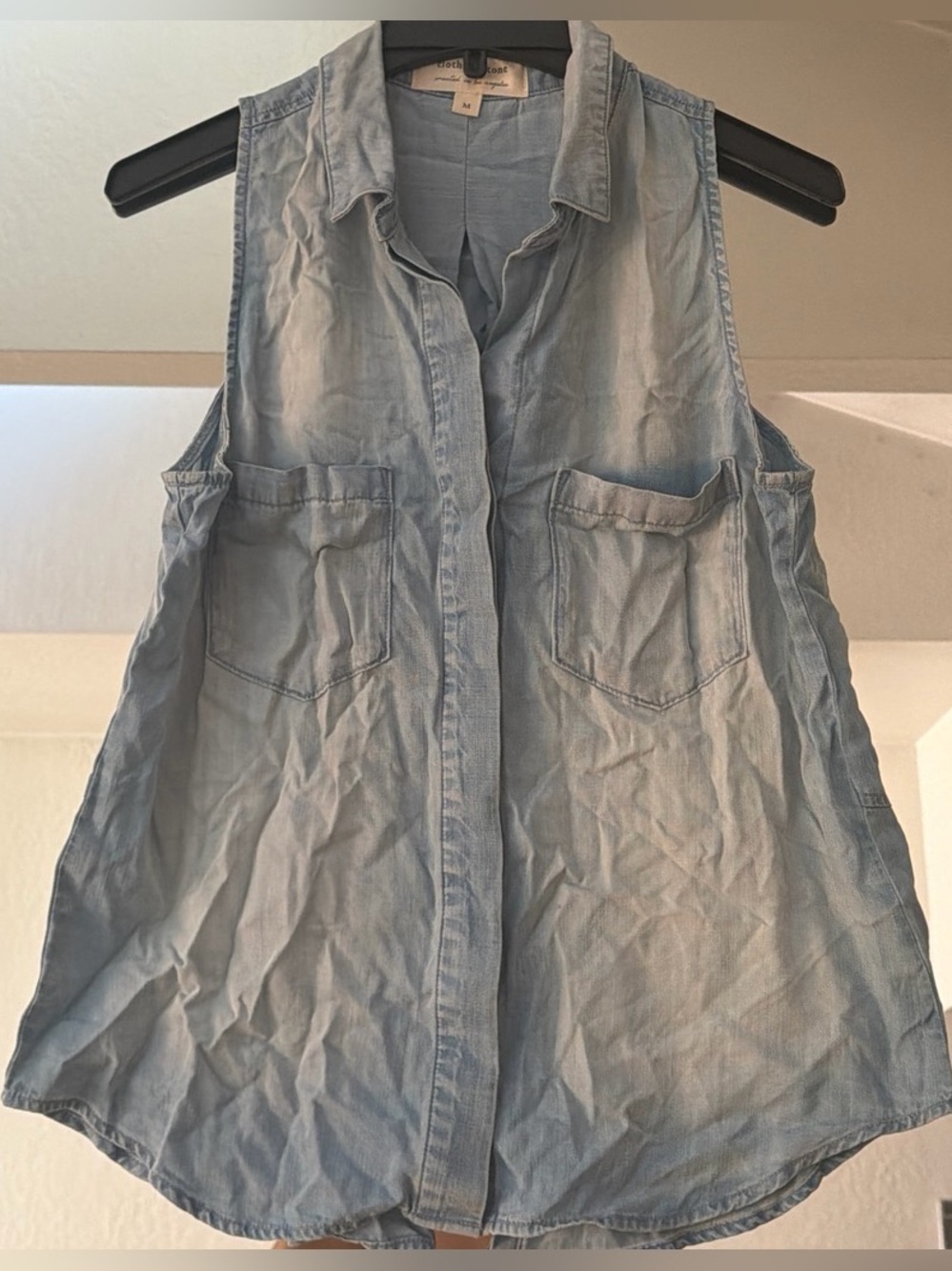 Cloth & Stone Denim top! Size medium.